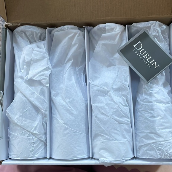 Crystal Champagne Flutes set of 4 - Picture 6 of 6